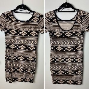 M Forever 21 “tribal” bodycon dress
